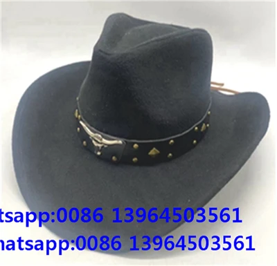 Μαύρο vintage καπέλο Fedora για άνδρες