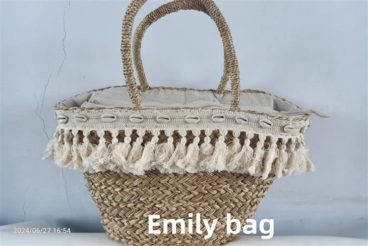 Σχεδιασμένες γυναίκες τσάντες raffia