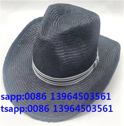 Μαύρο καπέλο Fedora για άντρες εξωτερικού χώρου Panama