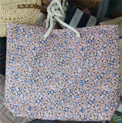 Μοτίβο λουλουδιών Big Beach Tote Γυναίκες τσάντα