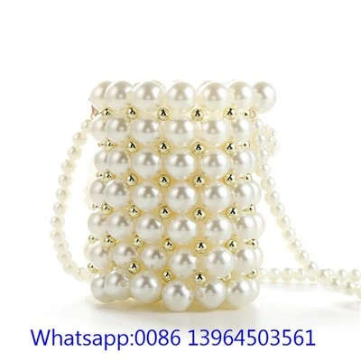 Vintage Pearl Bead Bag
