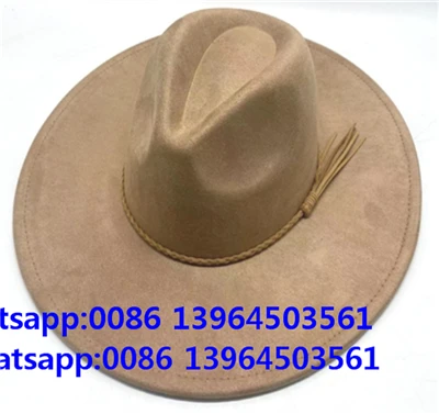 Vegan Suede Western Cowboy Καπέλο