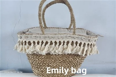 Σχεδιασμένες γυναίκες τσάντες raffia