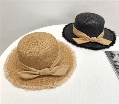 Bowknot χαρτί χειροποίητο καπέλο παραλίας
